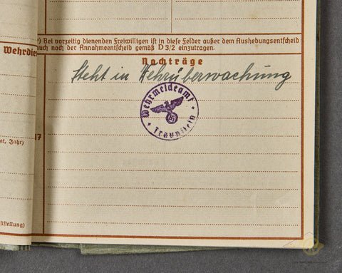 WWII German Army Soldiers Wehrpass — image 5
