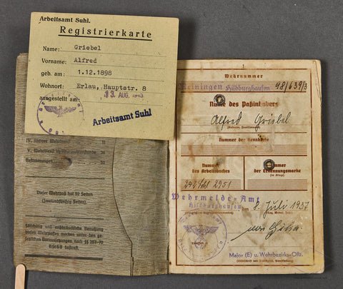 WWII German Army Soldiers Wehrpass — image 2