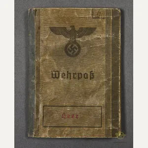 WWII German Army Soldiers Wehrpass