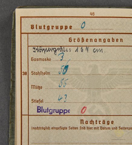 WWII German Army Soldiers Wehrpass — image 10