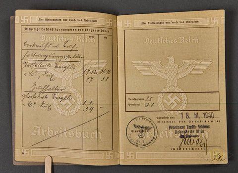 Deutsches Reich Arbeitbuch — image 4