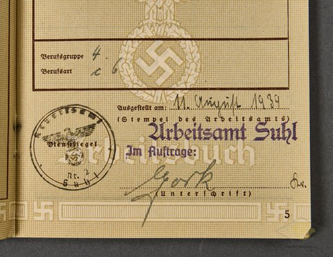 Deutsches Reich Arbeitbuch — image 4