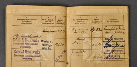 Deutsches Reich Arbeitsbuch — image 5