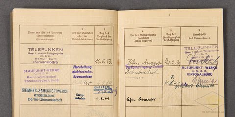 Deutsches Reich Arbeitsbuch — image 5