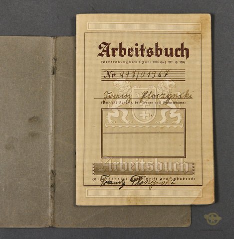 Freie Stadt Danzig Arbeitsbuch — image 2
