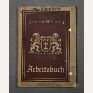 Freie Stadt Danzig Arbeitsbuch