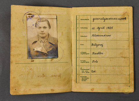 Deutsches Reich Arbeitsbuch für Ausländer — image 3