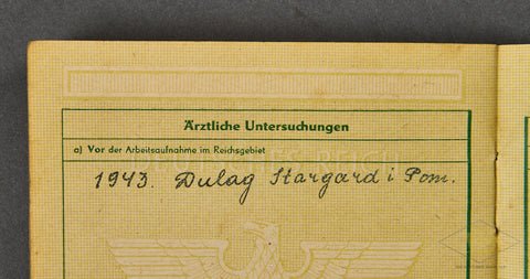Deutsches Reich Arbeitsbuch für Ausländer — image 7