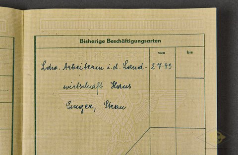 Deutsches Reich Arbeitsbuch für Ausländer — image 5