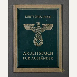 Deutsches Reich Arbeitsbuch für Ausländer