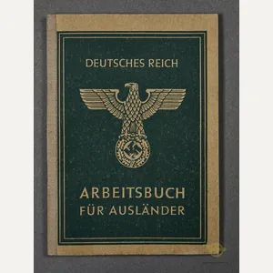 Deutsches Reich Arbeitsbuch für Ausländer