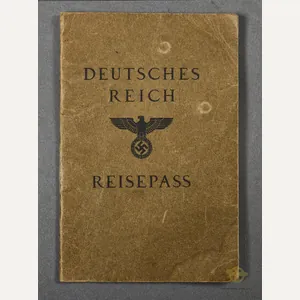 Deutsches Reich Reisepass from the American Consulate in Berlin