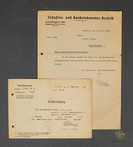 INCREDIBLE SS Document Grouping with SS Photo Album for the Same Soldier — image 12