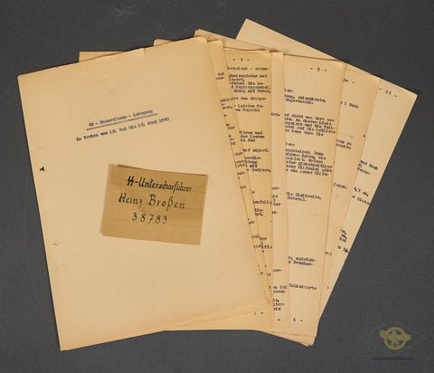 INCREDIBLE SS Document Grouping with SS Photo Album for the Same Soldier — image 14