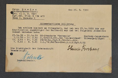 INCREDIBLE SS Document Grouping with SS Photo Album for the Same Soldier — image 17