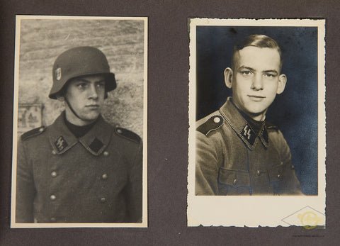 INCREDIBLE SS Document Grouping with SS Photo Album for the Same Soldier — image 49