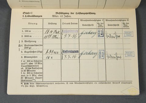 Pair of DJ/HJ Leistungsbuch's — image 11