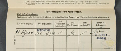 Pair of DJ/HJ Leistungsbuch's — image 8