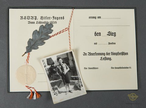 Unissued HJ Award Document with Photo — image 3