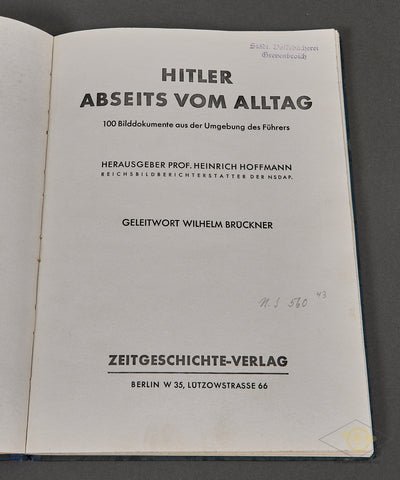 Veteran Bring Back Hardcover Hitler Abseits Vom Alltag — image 4