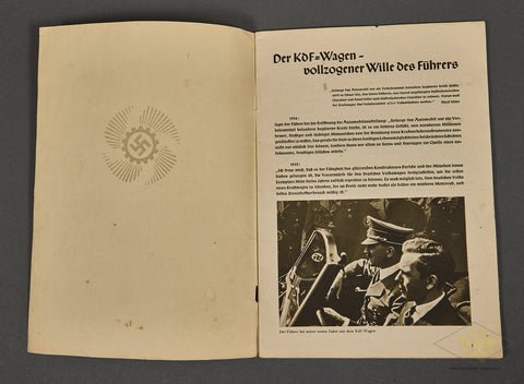 Incredibly Rare German 1939 Booklet called 'Your KDF Car' — image 2