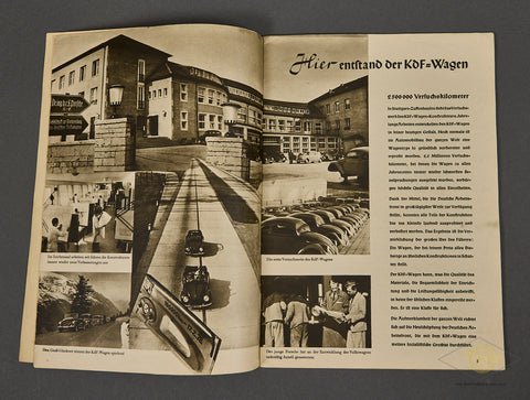 Incredibly Rare German 1939 Booklet called 'Your KDF Car' — image 3