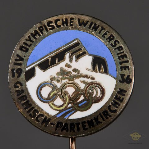 German WWII 1936 Garmisch Partenkirchen Olympic Stickpin — image 2