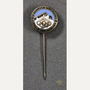 German WWII 1936 Garmisch Partenkirchen Olympic Stickpin