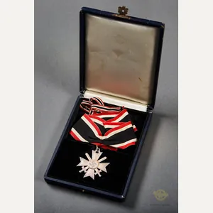 German WWII CASED Knights Cross of the War Merit Cross …