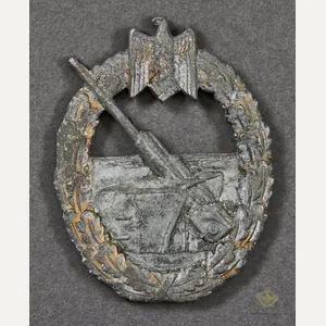 WWII German Kriegsmarine Coastal Artillery Badge