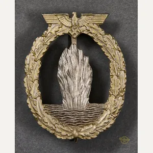German WWII Kriegsmarine Mine Sweeper Badge