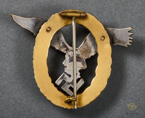 German WWII Luftwaffe Pilot's Badge by Juncker — image 2