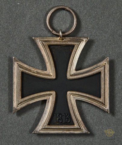 German WWII Iron Cross 2nd Class 1939 w/Ribbon by Klein & Quenzer — image 4