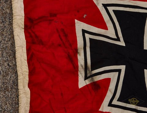 German WWII Battle Flag GI Souvenir W/ Names — image 3