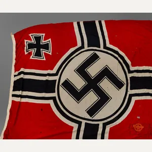 German WWII Battle Flag GI Souvenir W/ Names