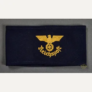 German WWII Rare Postal Service (Reichspost) Armband for Female Workers