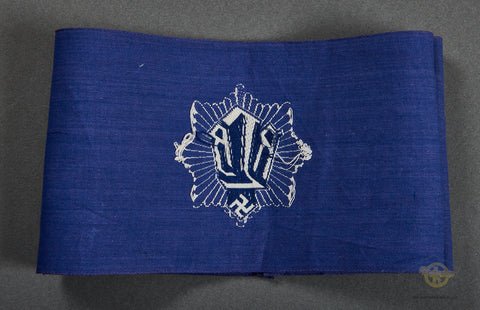 German WWII NAZI Armband for Air Raid Warden 1st Model — image 3