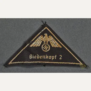 German WWII DRK EM National Eagle Sleeve Triangle