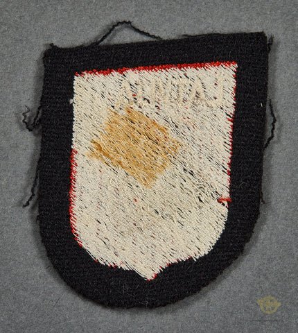 German WWII Latvian Volunteer Sleeve Shield — image 2