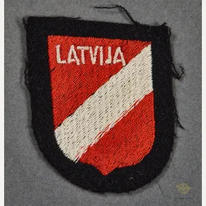 German WWII Latvian Volunteer Sleeve Shield