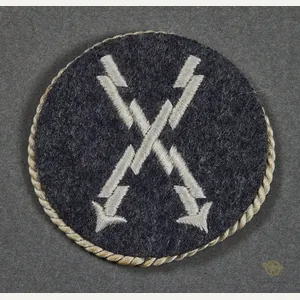 German WWII Luftwaffe Specialty Patch for Qualified Telegraphist