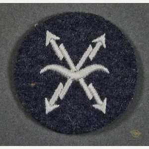German WWII Luftwaffe Specialty Patch for Air Raid Warning Personnel