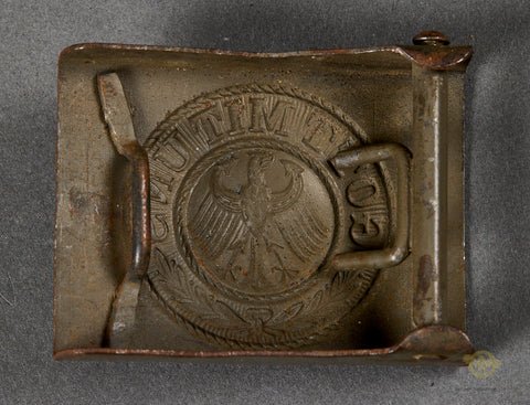 German Reichswehr EM Steel Buckle — image 2