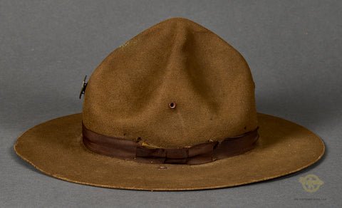 WWII Vintage US 104th Regiment Campaign (Smokey Bear) Hat — image 5