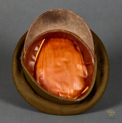 Veteran US Army WWII Enlisted Mans Visor Cap, Named — image 6