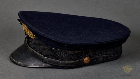 Cased Imperial Japanese Navy Officer's Visor Cap — image 3