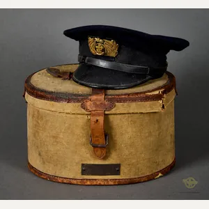 Cased Imperial Japanese Navy Officer's Visor Cap