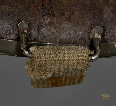 WWII US M-1 Helmet for 3rd ID Captain, Hood Rubber Liner — image 12