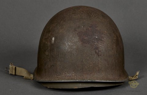 WWII US M-1 Helmet for 3rd ID Captain, Hood Rubber Liner — image 7