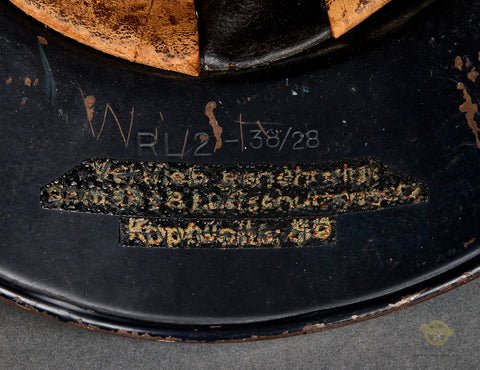 German Luftschutz Model 1938 Helmet — image 9